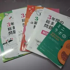 中学3年間の総まとめ問題集セットとミニラボ3年生のサムネイル
