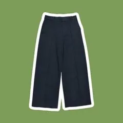 ユニクロ ブラッシュドジャージーワイドパンツM　普通丈