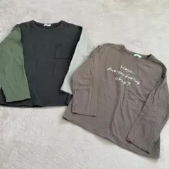PAIRMANON 長袖 ロンT 130サイズ 2枚セット