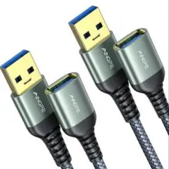 【新品】AINOPE USB延長ケーブル 3.0 タイプAオス-メス 2mのサムネイル