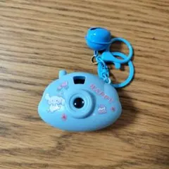 キャラクター　カメラ型キーホルダー 水色