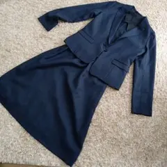 スーツセレクト　ブルー スカートセットアップ