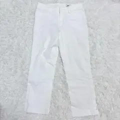 【未使用級✨】LACOSTE ラコステ パンツ コットン 無地 ホワイト