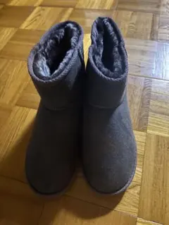 新品　グレー Sサイズ ムートンブーツ　melange