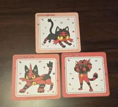 ポケモン 30周年 まねきねこ 再生画面風カードニャビー ニャヒート ガオガエン ポケモン 30 まねきねこ 再生画面風カード ニャビー ニャヒート