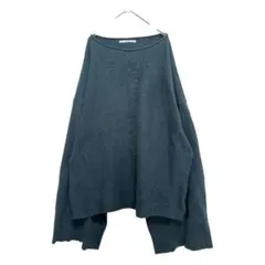 KBF カットソー　グリーン　フリーサイズ　ビッグシルエット　ゆったり