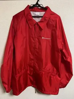 Champion ナイロンジャケット XL レッド　コーチジャケット