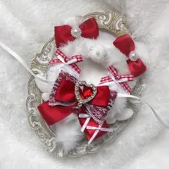 ぬい服 10cm にじぱぺっと ねこ 赤 ハンドメイド