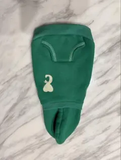 サーカスサーカス　緑色フード付き犬服 カーディガン風