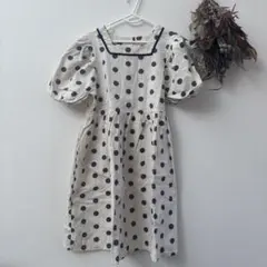 美品　 mercicampaさん購入　ドット柄ワンピース