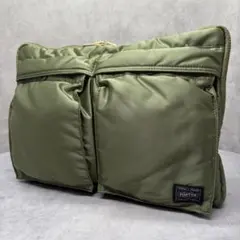 PORTER TANKER ドキュメントケース カーキ クラッチ 日本製
