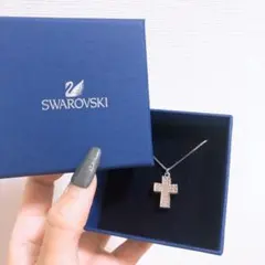 SWAROVSKI スワロフスキー ネックレス クロスネックレス