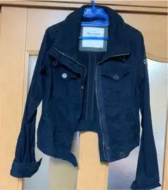 アバクロ＆フィッチ　ジャケット　デニム　ジージャン　バイク　夏