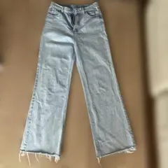 GRL ライトブルー デニムパンツ カットオフのサムネイル