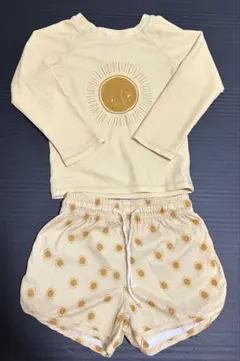 ベビー　水着　セットアップ　上下セット　男の子　ラッシュガード【100cm】