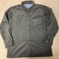 【美品】ワークマン　マイクロフリースシャツジャケット コーデュロイカーキ　3 L