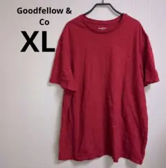 海外古着 Goodfellow & Co レッド 半袖Tシャツ ［XL］