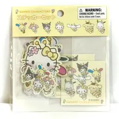 サンリオ　お花大好きハチさん　ステッカーセット