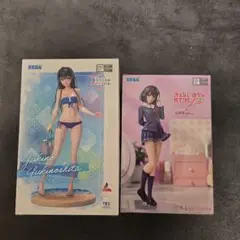 俺ガイル 雪ノ下雪乃 冴えカノ 加藤恵 プライズ フィギュア 2点セット