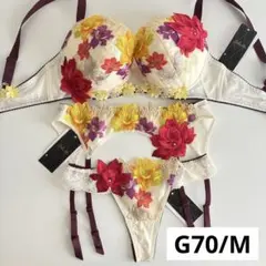 サルート ライオンキング C75/M/M CR 30 脇高ブラ ソング ガーター