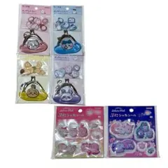 ちいかわ プチパース付きフレークシール ぷにシャカシール ハチワレ うさぎ