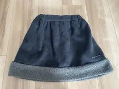 BeBe ダークグレー フリーススカート 120cm