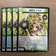 爆翠月 アカネ ホイル 4枚セット