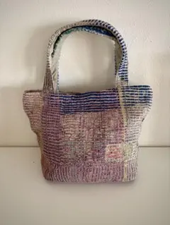 chahat購入 ヴィンテージ刺し子バッグ - メルカリ