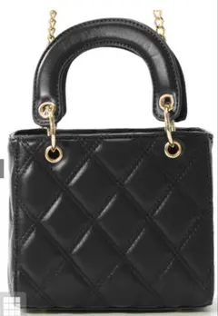 2Wayキルティングチェーンスクエアショルダーバック(tr406)