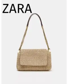ZARA新品ザラ今期メタルチェーンクロスボディバッグ