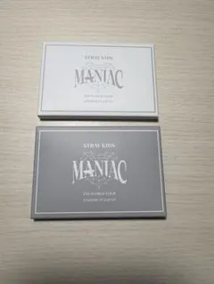 straykids MANIACトレカセット グレー ホワイト2個セット