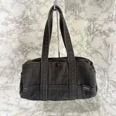 【吉田カバン】PORTER ミニボストンバッグ ドラムバッグ ユニセックス 黒