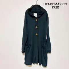 HEART MARKET ロングカーディガン FREE 羽織 ブラック