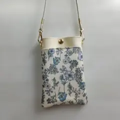 花柄 スマホショルダーバッグ★ハンドメイド