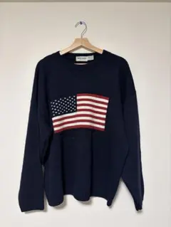 made in usa アメリカ国旗デザイン ニットのサムネイル