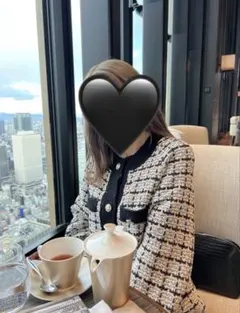 ルミニョン ツイードサマーニット POPUP限定カラー ホワイト - メルカリ