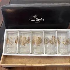 Pierre Cardin 花柄グラス 5個セット