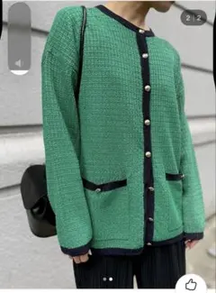 【新品・未使用品】LOVELESS  ツイード ニット カーディガン LOVELESS｜ツイードコンビカーディガン | Rakuten Fashion(楽天