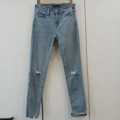 UNIQLOジーンズ☆クラッシュスキニーデニム☆26インチ☆66センチ