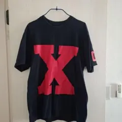 SWG X Tシャツ 黒 赤いXデザインのサムネイル