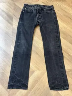 inkリメイク Levis 505 ブラックデニム Mサイズ 清春 - メルカリ