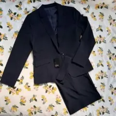 テーラードジャケット＆ワイドパンツ　ネイビー13号　/GeeRa