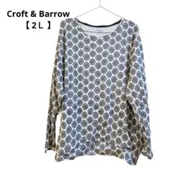 海外古着✨️ Croft & Barrow 【 2Ｌ 】 カットソー 長袖