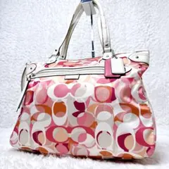 Coach コーチ アレクサンドラ チェーン トートバッグ ピンク