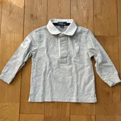Polo by Ralph Lauren 長袖ポロシャツ 90/52グレー