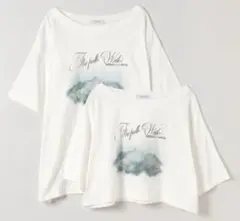 ジーナシス　landscapeボカシプリントTEE