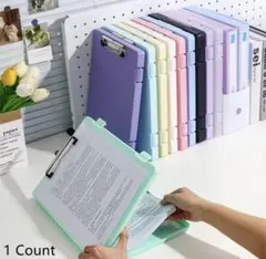 A4 クリップボード バインダーケース ホワイト便利 かわいい