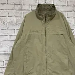 コロンビア　スイングトップ　ベージュL ロゴ刺繍アウトドア1106