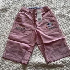 【新品タグ付き】クレードスコープ　半ズボン　電車　130cm ピンク