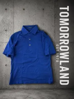 TOMORROWLAND 60/2 コットンメッシュ ポロシャツ S ネイビーのサムネイル